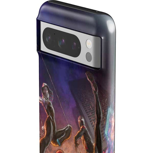 Marvel Spiderman Group Wall Google Pixel 8 Pro Impact Case